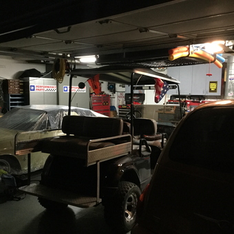 Classic Car Storage and Tool Cabinets in Garage - Perry from Canyon Lake, CA