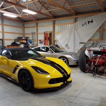 Garage with Corvette, Porsche, Tractor, and Boat - Tom from Brownsburg, IN