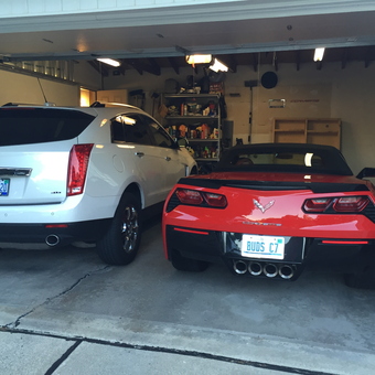Organized Garage with Corvette and Cadillac - Bshearouse from Allen Park, Mi