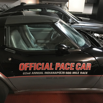 Classic Corvette Indy Pace Car in Garage - Andy from Ann Arbor, MI