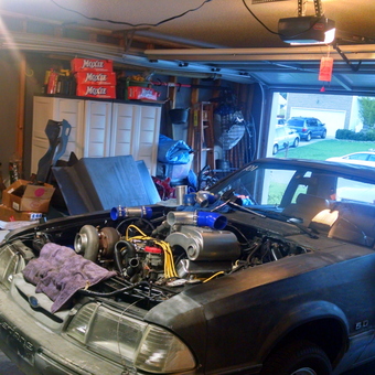Turbocharged Mustang Project and Garage Storage - Jenn from High Point, NC