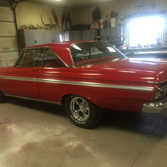 Classic Red Coupe in Organized Garage - Ralph from Sartell, Mn