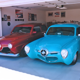 Classic Studebakers and Garage Decor - Bullet Nose from Lake Havasu City, Arizona