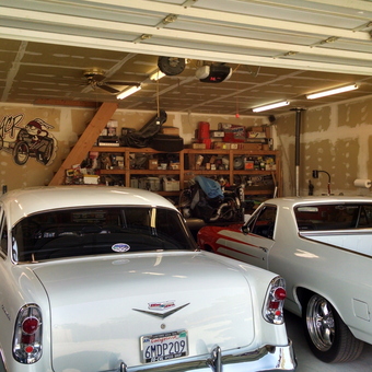 Classic Cars and Organized Garage Shelving - hotrodg726 from Tehachapi, Ca