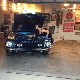 Classic Mustang Garage with Shelby Signs and Decor - jokerhill from Bakersfield, ca