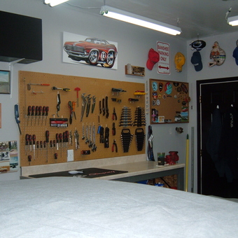 Organized Garage with Pegboard Tool Storage - RON from WENATCHEE, WASHINGTON