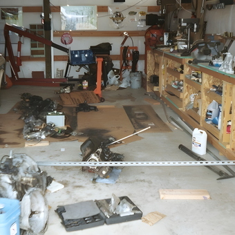 Classic Car Garage with Tools and Workbenches - Richard from Chelan Falls, WA