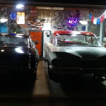 Classic Cars and Vintage Garage Decor - merocketman from Roscoe, Illinois