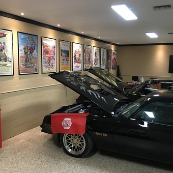 Classic Car Garage with Tool Chest and Wall Posters - Geneo from Parrish, Fl