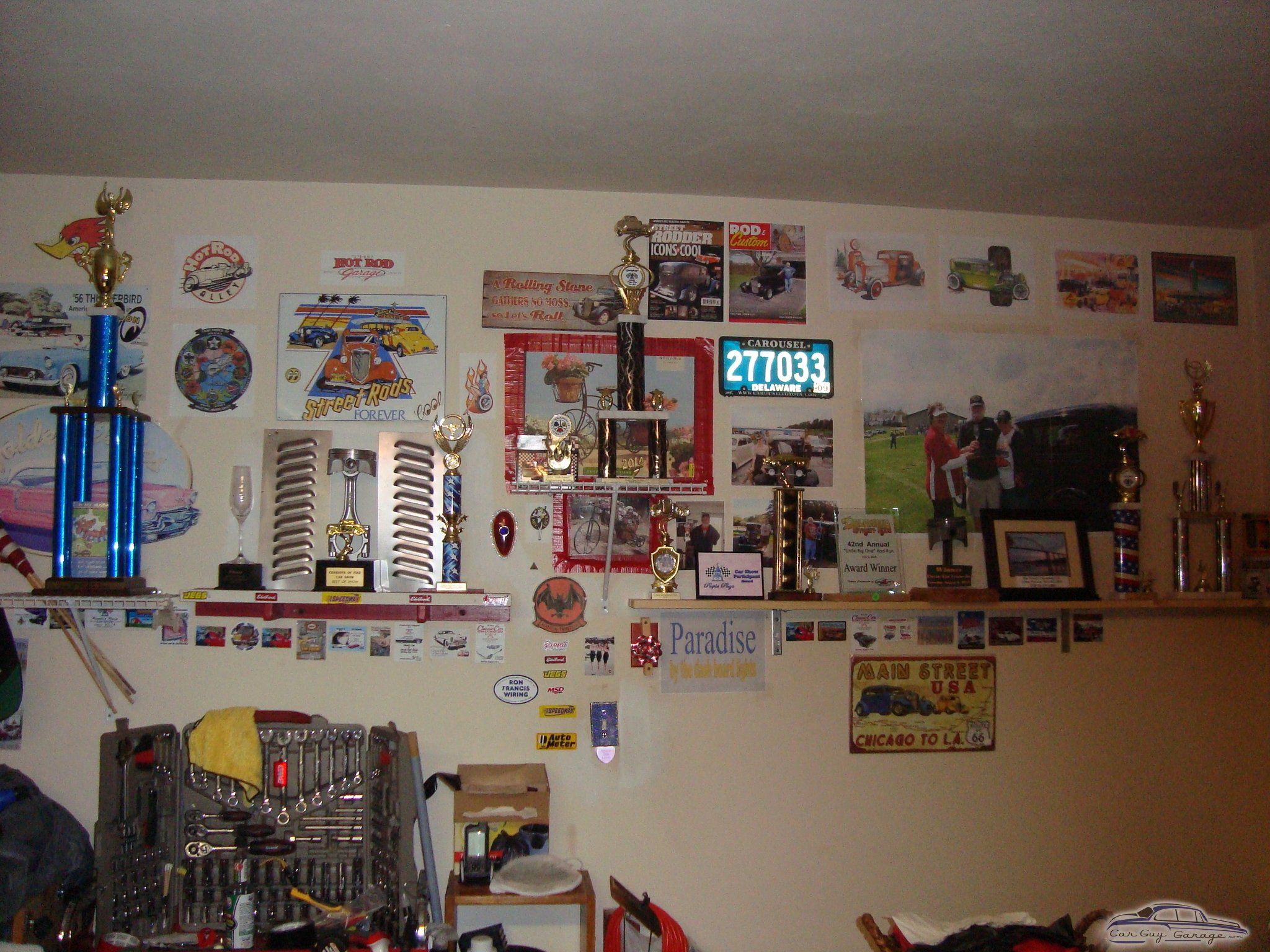 jacks trophy wall