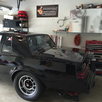 Garage with Black Car, Metal Cabinets, and Tool Chest - James from Ellicott City, MD