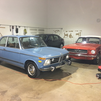Classic Cars with Garage Tools and Creeper Seat - TulsaAutoSpa from Broken Arrow, Oklahoma