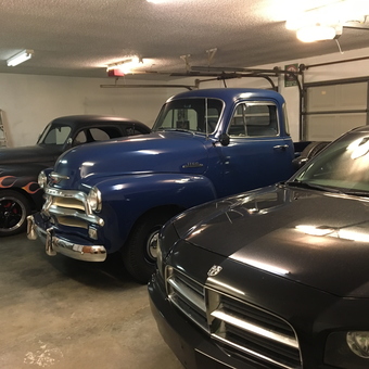 Classic Cars and Vintage Truck Garage Setup - Roger from Broken Arrow, Oklahoma