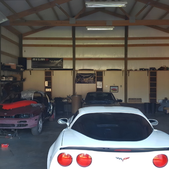 Spacious Garage With Cars, Tools, Shelving - Polished Toad Collectibles from Elgin, SC