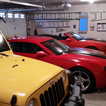 Organized Garage with Classic Cars and Wall Storage - SPIKE from West Fargo, ND