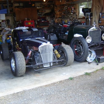 Classic Hot Rods and Vintage Car Parts in Garage - Bruce G. from Nanaimo, BC