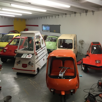 Collection of Vintage Microcars in Organized Garage - Fernando from San Juan, PR