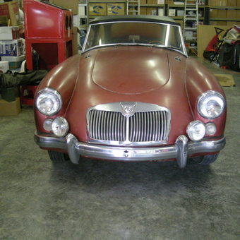 Classic MG Roadster and Garage Storage Cabinets - David Parker from Manchester, Tennessee