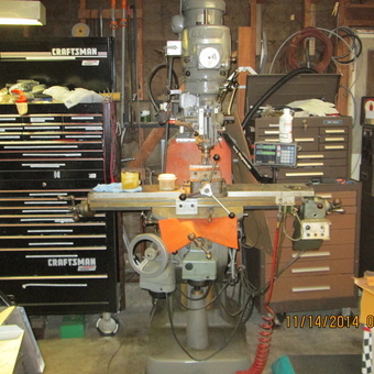 Home shop with tool chests and milling machine - Campbell, CA