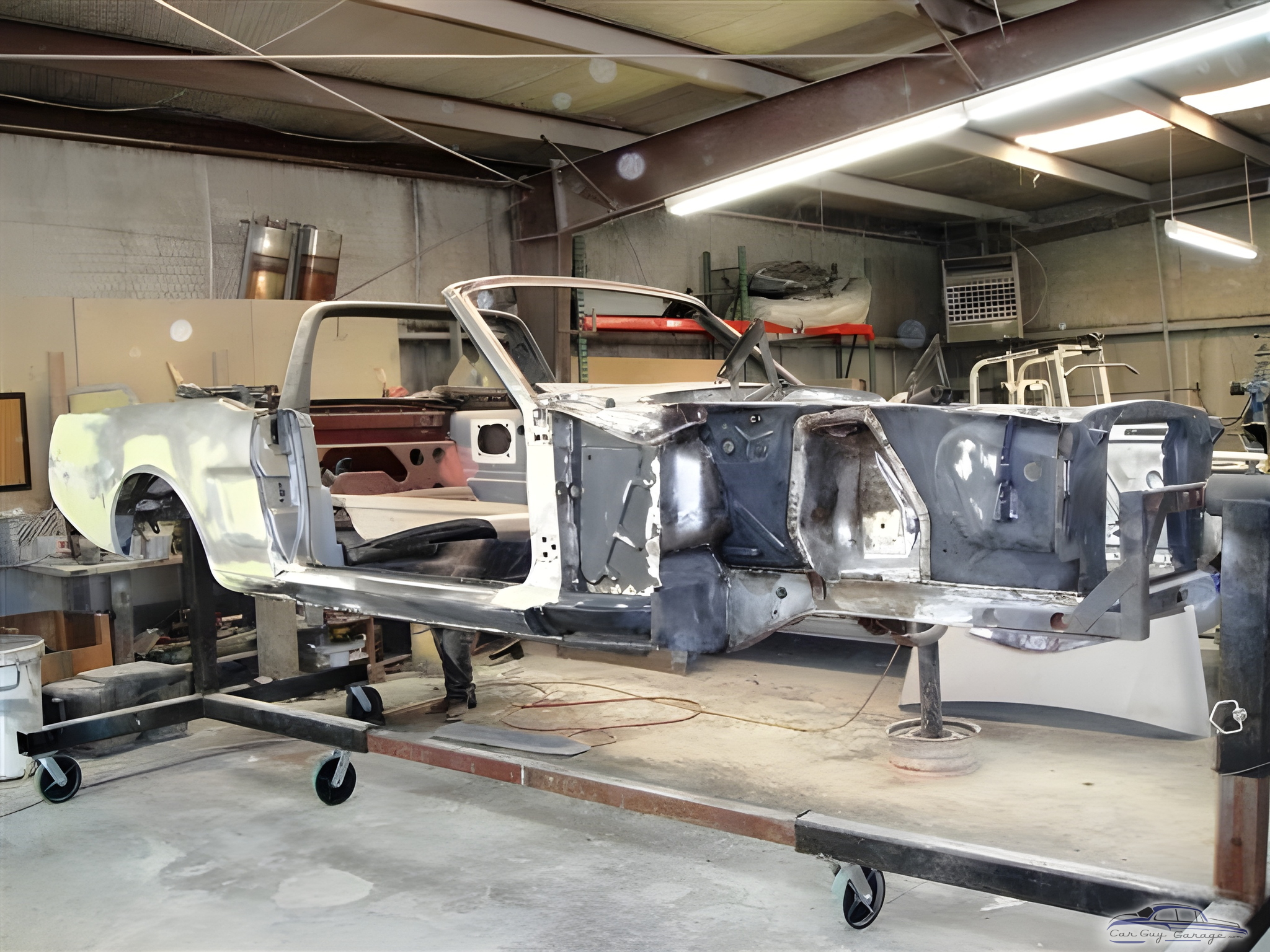 Classic Car Restoration on Rotisserie in Garage - Don Millspaugh from Hobe Sound, FL