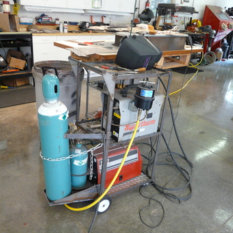 Welding Cart With Gas Cylinders and Plasma Cutter - Mike Ross from Waynesville, OH