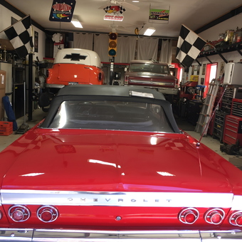 Classic Car Garage with Tool Storage and Decor - Joe from Lionville, Pennsylvania