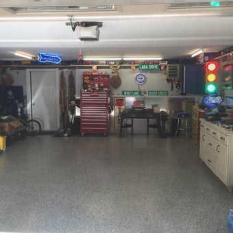 Neon Garage Signs, Tool Chest, and Decorated Walls - Timothy from Ellington, Ct