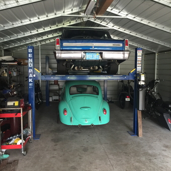 Classic Cars on BendPak Lift in Spacious Garage - Ron from Saint Johns, FL
