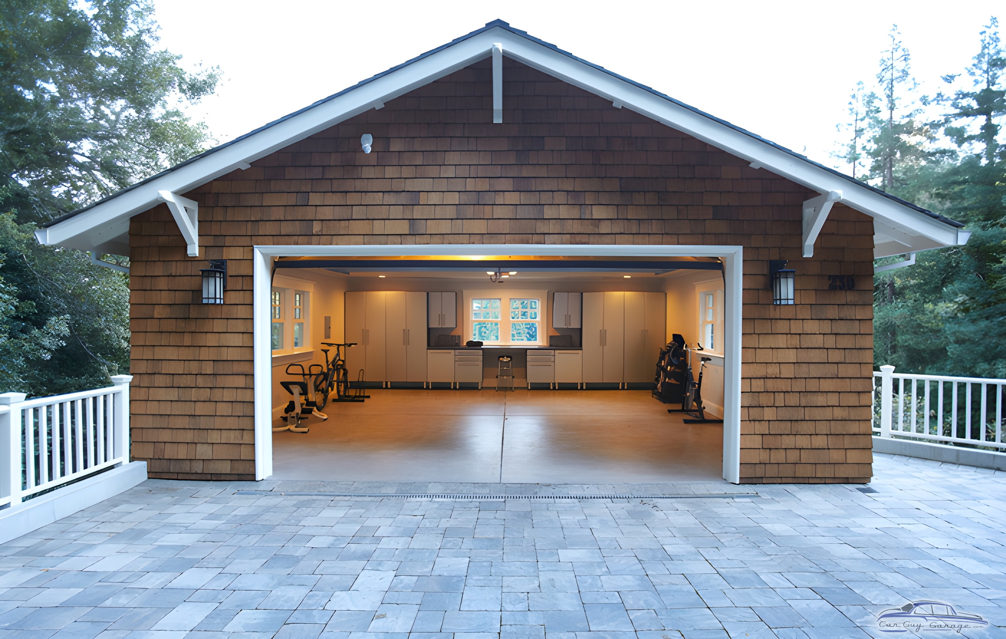 Spacious Garage with Gym Equipment and Storage Cabinets - Thomas from Foothill Ranch, CA