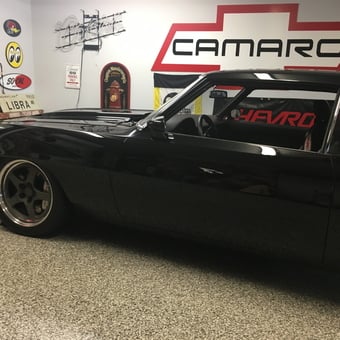 Garage With Camaro Wall Art, Neon Signs, and Classic Decor - Jerry from Sacramento, California