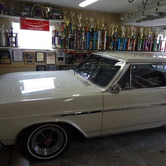 Classic Car and Trophy Display in Garage - DAVID from ROCKFORD, ILLINOIS