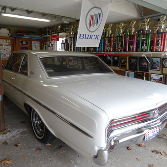 Classic Buick and Trophy Display in Garage - David from Rockford, Illinois