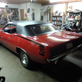 Classic Car in Organized Garage with Tools and Shelving - Bill from Clarks Summit, PA