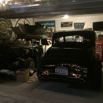 Classic Car Garage with Vintage Signs and Gas Pumps - Jrs33coupe from Charleston, SC