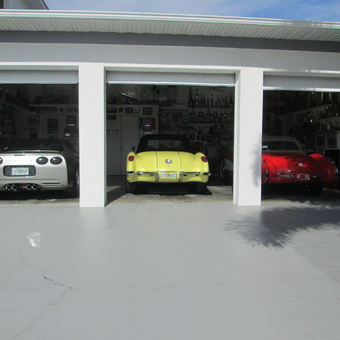 Three Classic Corvettes in Tiled Garage - Jimmy MacK from Cape Coral, Fl