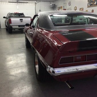 Classic Car Garage with Wall Decor and Lighting - Dean from Anderson, In