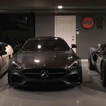 Luxury Cars, Wall Signs, Tire Racks in Garage - Hardtimes from Albuquerque, Nm