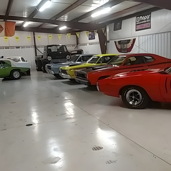 Classic Mopar Muscle Cars and Garage Decor - The Mopar Dude from Burlington, Kansas