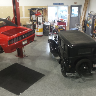 Classic and Sports Cars with Lift and Tools - Old Fart's Garage from Solana Beach, California