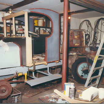 Classic Car Restoration Garage with Tools and Ladder - John Donkersloot from Clifton, New Jersey