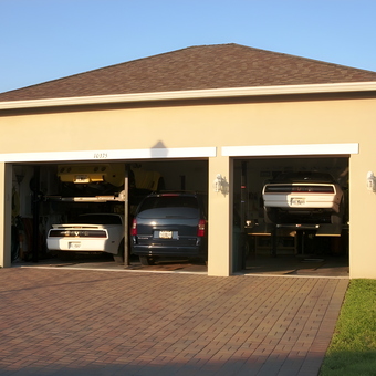 Three Car Garage with Car Lifts and Classic Cars - Michbc3 from Port St. Lucie, Florida