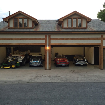 Classic Car Garage with Tools and Lawn Equipment - Stern's Garage from Centennial, Co