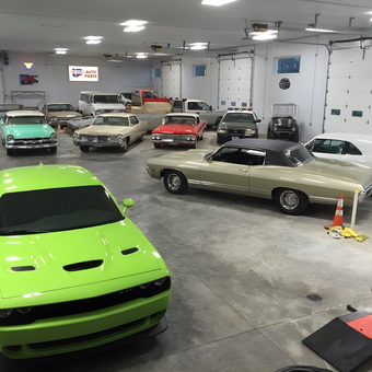 Classic Cars and Modern Muscle in Spacious Garage - Rock's Garage from Rio Verde, AZ