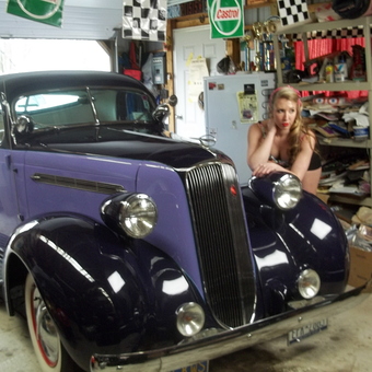 Classic Car Display with Garage Shelving and Tools - Bob from Tyrone, GA