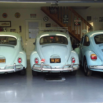 Classic Volkswagen Beetles and Retro Decor Garage - Dalton from Morganton, NC