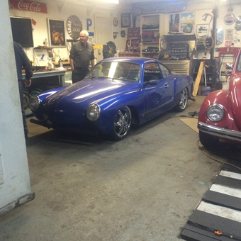 Classic Cars, Wall Signs, and Tool Storage in Garage - Wayne Arsenault from Summerside, Prince Edward Island