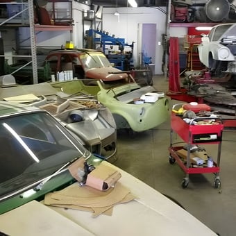 Classic Car Restoration Garage With Tools and Lifts - Mopar Mike from Phx, AZ