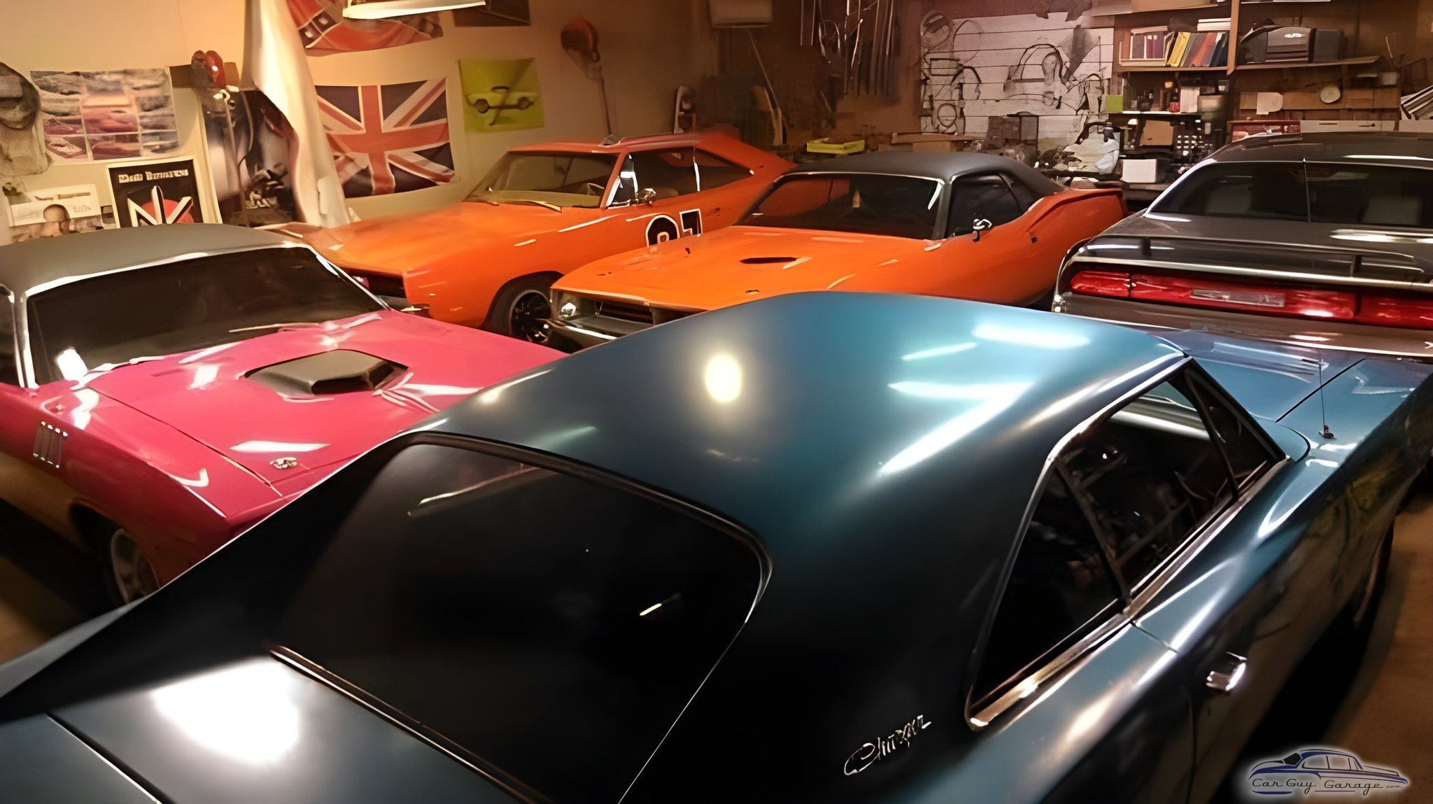 Classic Muscle Cars in Custom Garage Setup - Mopar Mike from Phx, AZ