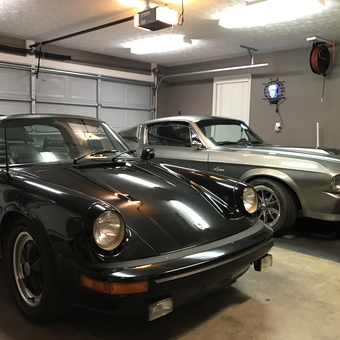 Classic Cars in Organized Garage with Wall Reel - Iceman68 from Montgomery, Al