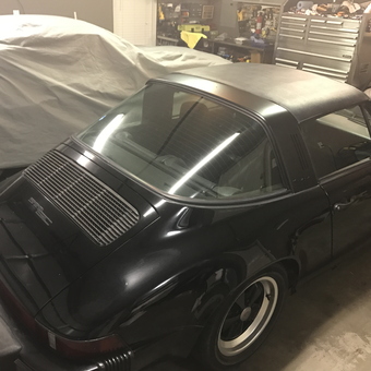 Classic Porsche in Organized Garage with Tool Storage - Iceman68 from Montgomery, Al